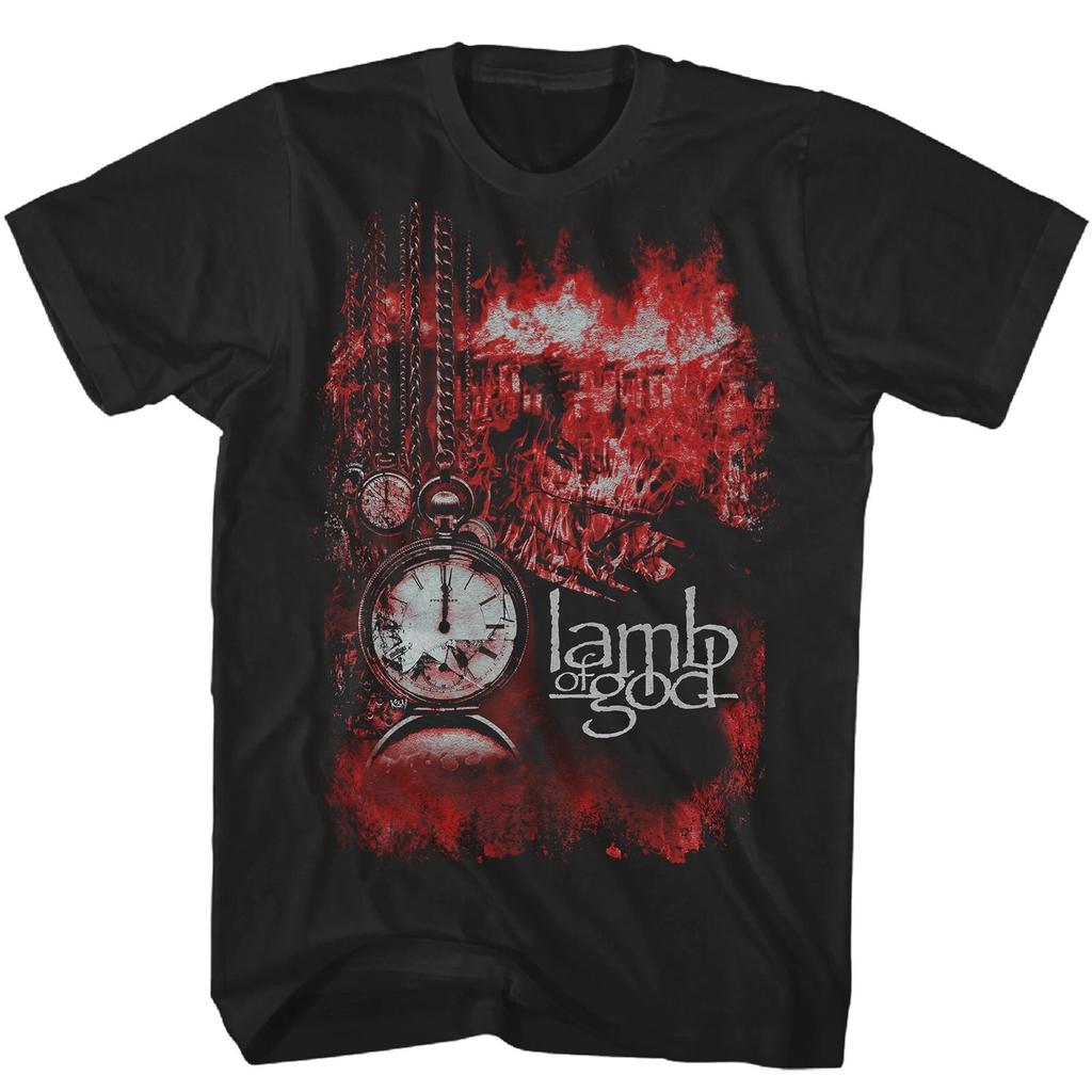 LAMB OF GOD Cd ALBUM COVER Official SHIRT LRG New Omens Resolution Ashes Wake