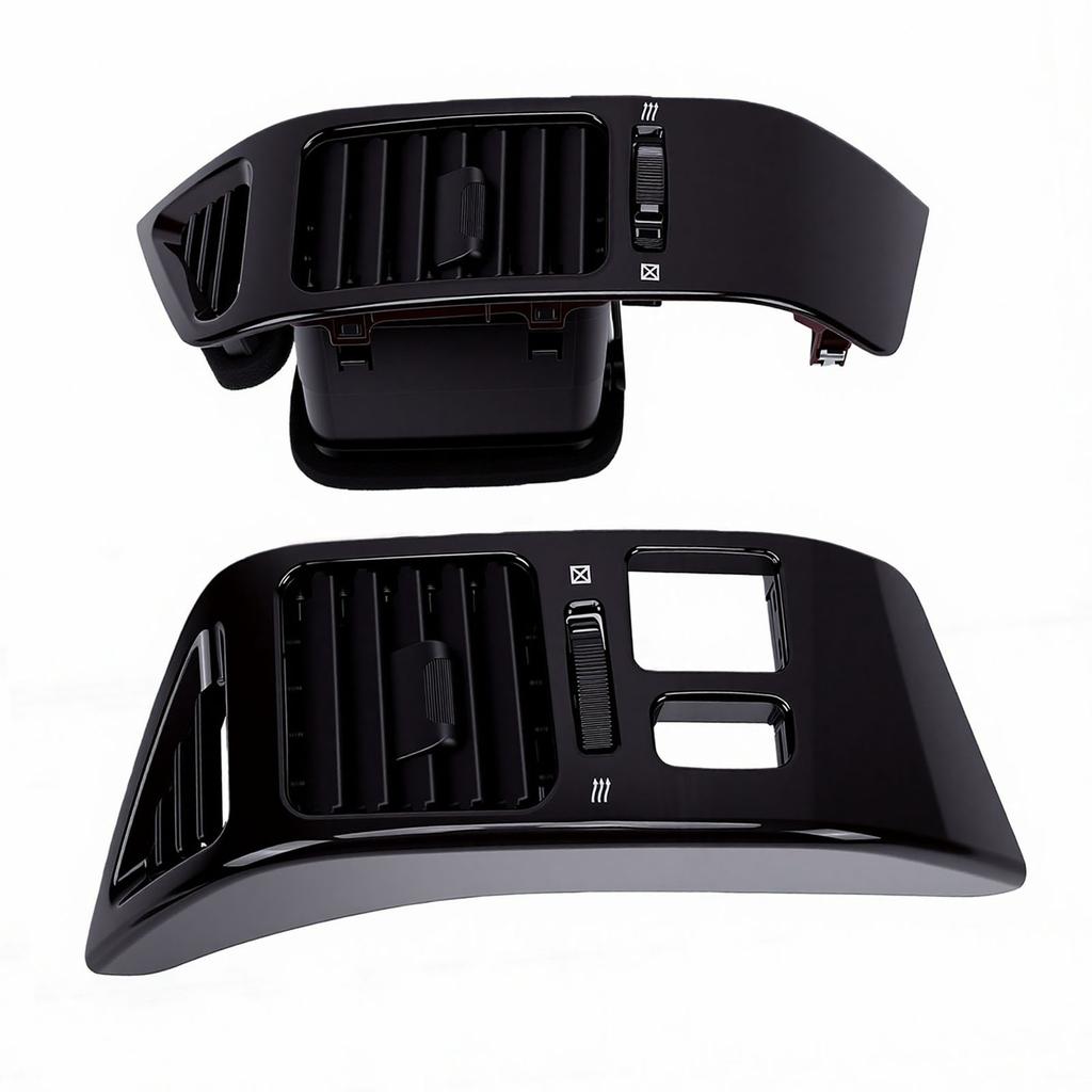 Kryt panelu mřížky ventilace palubní desky ABS Rám výdechu ventilace Náhradní díl pro Mitsubishi Pajero 2000 2006 Černý