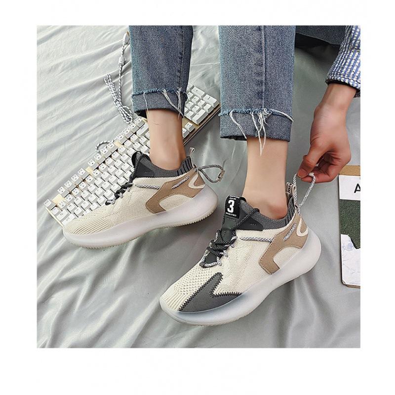 

High elastic mesh breathable coconut shoes 39-47 large size foreign trade men s shoes casual sports running trendy shoes 44