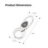 Metal Buckle Keychain Climbing Hook Car Key Ring Accessories for Citroen C5 DS3 Berlingo Xsara C4 C3 C2 C1 Grand Picasso Jumper