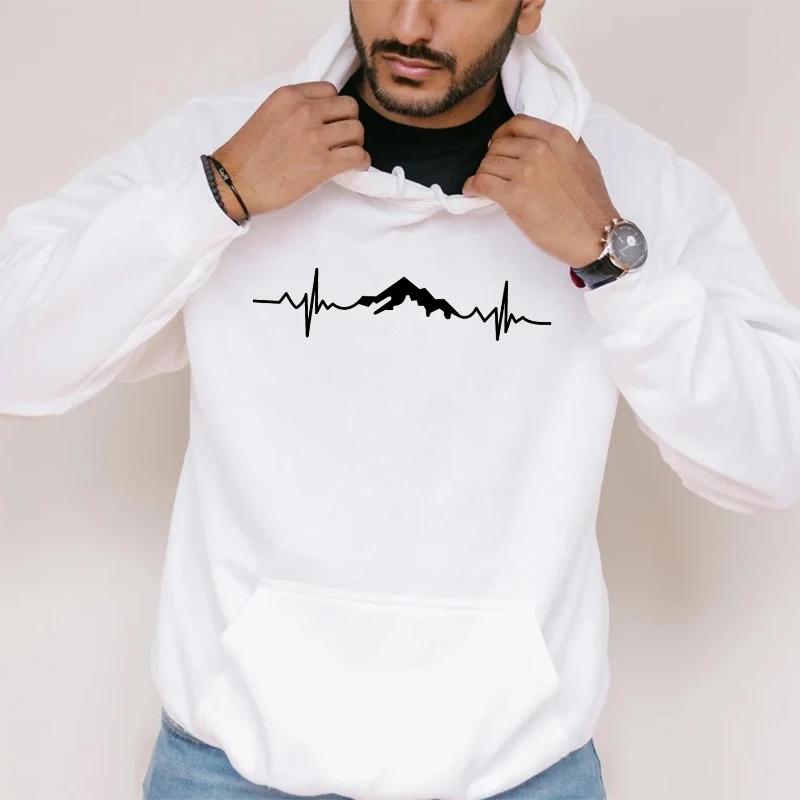 2025 Fashion Hoodies for Men High Quality Hooded Long Sleevd Sweatshirts All Season Daily Casual Sports Pullover Fitness Top