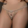 Chain Strap Accessory Rhinestone Panty Adjustable Length Brief with Body