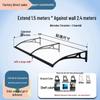Aluminum Alloy Outdoor Sunshade & Rain Shield for Balcony Windows