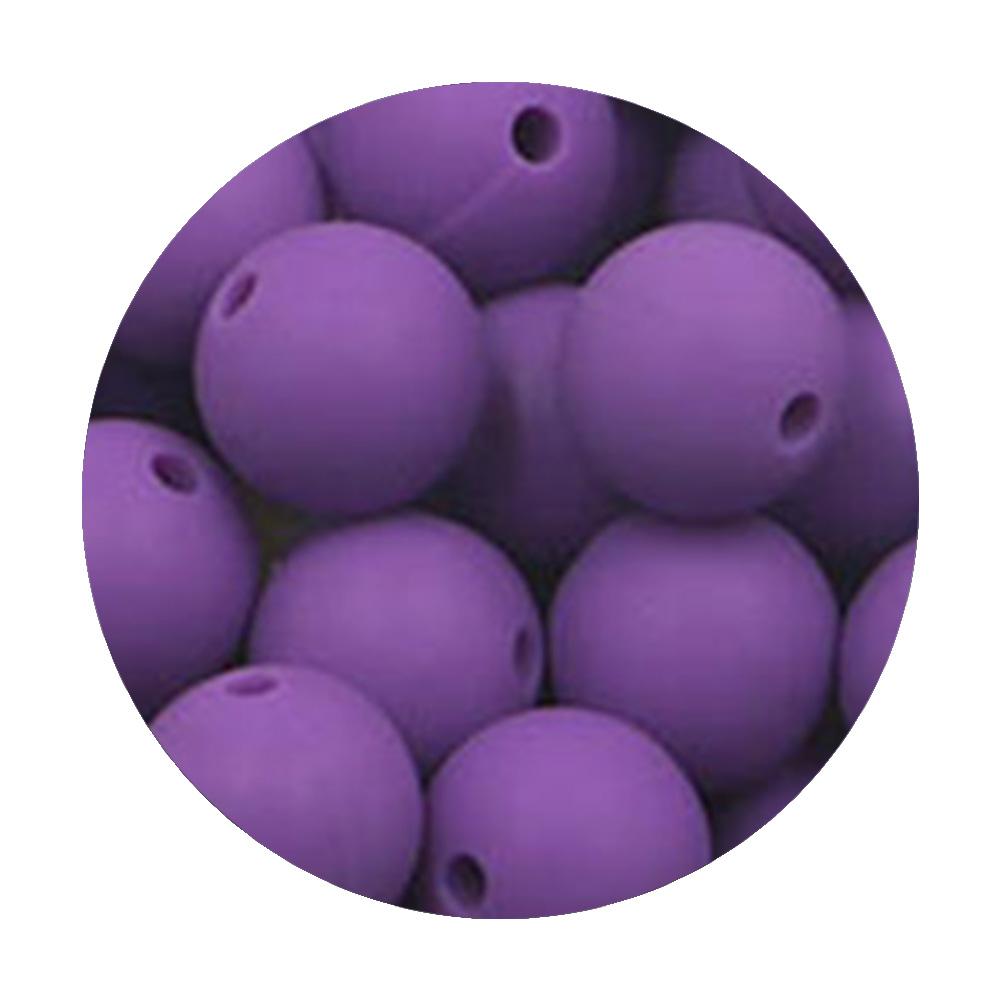 50Pcs/lot 9/12/15mm Loose Beads Silicone Round Beads Pearl Beads Food Grade For Jewelry Making DIY Handmade Accessories
