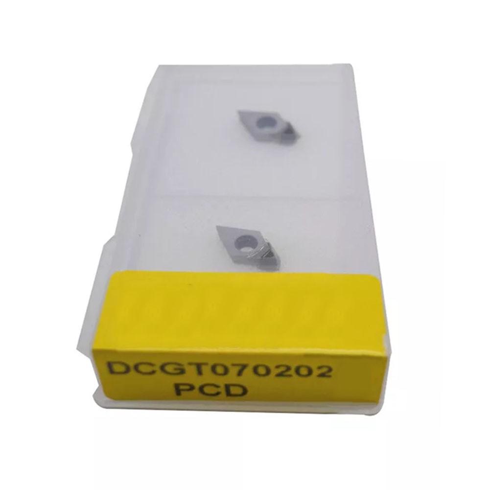 

PCD Insert Cutting Solutions 2pcs DCGT070202 for Non Ferrous Metals