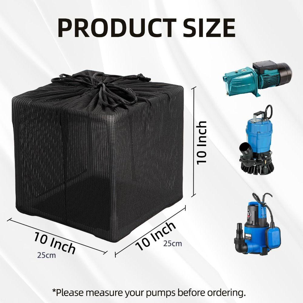 Drawstring Closure Pump Barrier Bag High Flow Pond Filter Bag  Aquarium Filtration