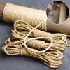 10M Natural Jute Rope/Sturdy Long-Lasting Engaging Scratcher for Cats/Safeguarding Furniture & Outdoor Fun