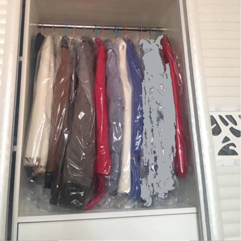 Dust 5pcs Transparent Cover Clothing With Plastic Material Suitable Use Daily