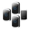 Wireless Self-Powered Long-Range Smart Doorbell, Waterproof and Easy for Elderly