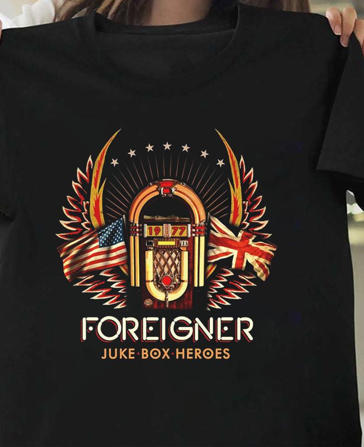 

Foreigner Band Black Cotton All size S-5XL T-shirt HD123 Unisex T-Shirt XL