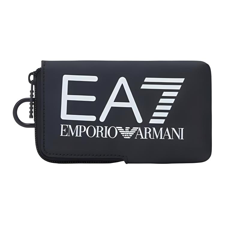 

Emporio Armani Letter Logo Zipper Closure Fabric Phone Bag Unisex Bags Black 245102-3R910-95020 Basic Set (Bag+Dust Bag)