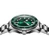Sea Gull Ocean Automatic Mechanical Movement Steel Strap Watch Men's Watches Green Dial 816.92.1210