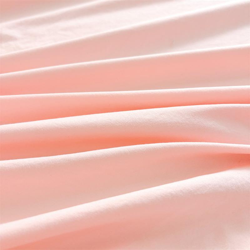 New Class A washed cotton Semia single product bed skirt exquisite embroidered lace model household soft and skin-friendly three-piece set