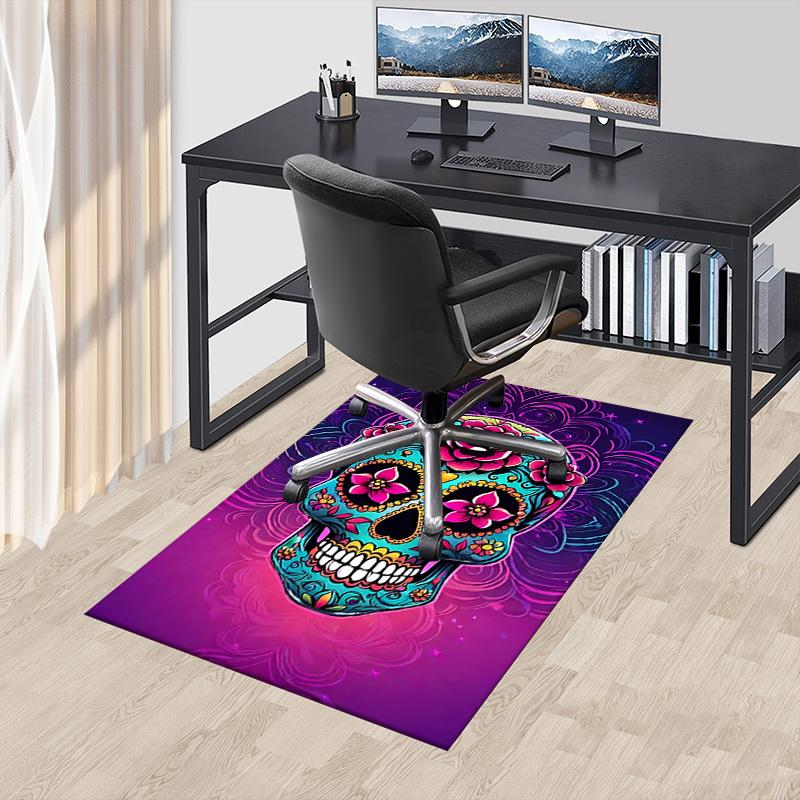 1pc sugar skull Carpet, Office Rug Outdoor Mat Home Decor Area Carpet Festival