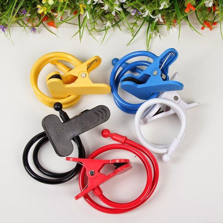 360 Rotating Flexible Arm Phone Holder Desktop Bed Lazy Tablet Clip Bracket Mobile Stand Support