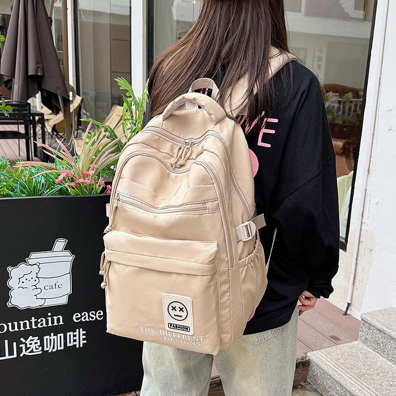 Schoolbag Trendy Brand Burden Reduction Large-capacity Backpack for Boys and Girls, School Bag Lightweight Waterproof Casual Lightweight Backpack