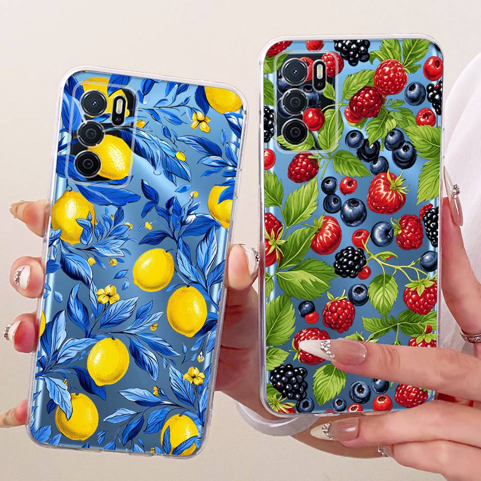 Clear Phone Case For OPPO A16 A16s A54s Cover CPH2269 CPH2271 CPH2273 Popular Flower Soft Silicone Cases For OPPOA16 A 16 S Etui