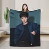 Will byers Horror TV Warm Comfy Blanket For Bedroom Graphic Throw Blanket Autumn Camping Flannel Bedspread