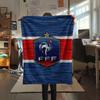 1PC France National Football Team Patterned Flannel Blanket Suitable For All Seasons for Home Decor Warmth and Comfort Gifts Holiday Present