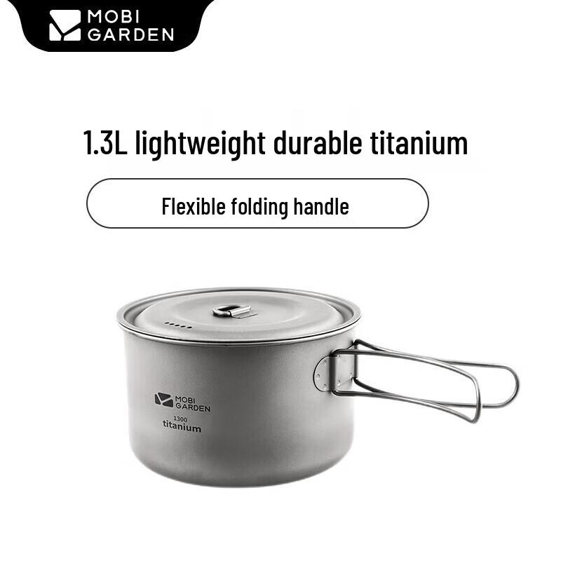 Mobi Garden Ultralight Titanium Camping Pot