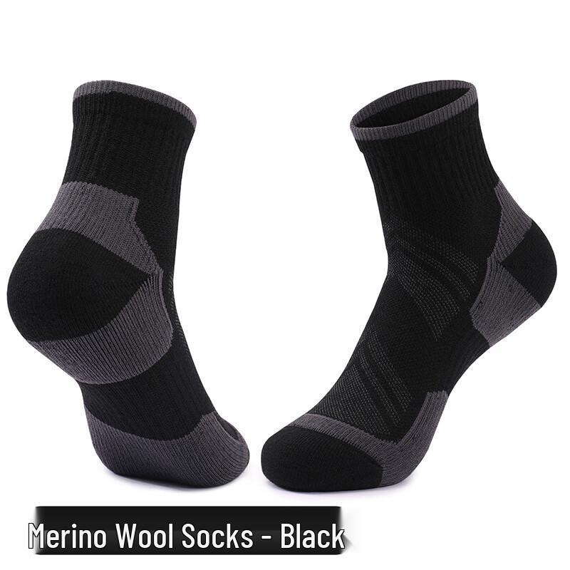 Merino Wool Thickened Sweat-Absorbing Socks (3 Pairs)