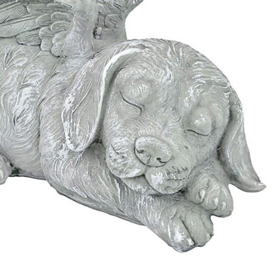 Personalized Angel Cat Memorial Statue Resin Pet Sculpture with Angel Wings for Garden Outdoor Tombstone Marker Emotional Gifts