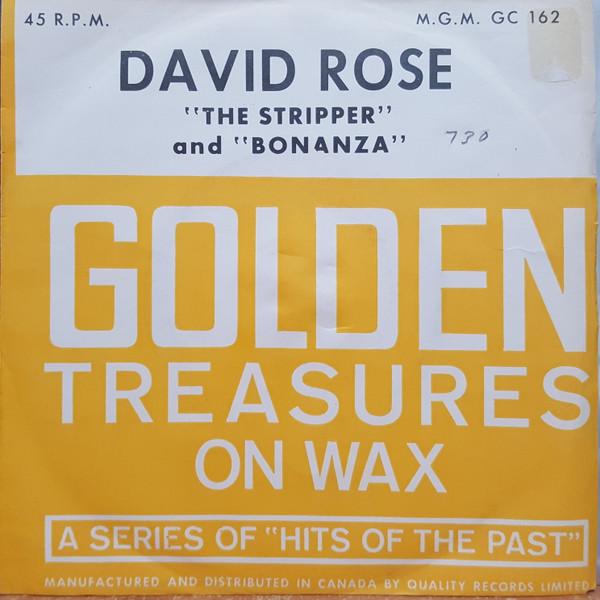 

7inch Record DAVID ROSE - The Stripper / Bonanza GC162 MGM Records Canada Pop Used