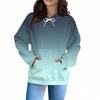 Women's Fashion Daily  Casual V-Neck Long Sleeve Printed Top