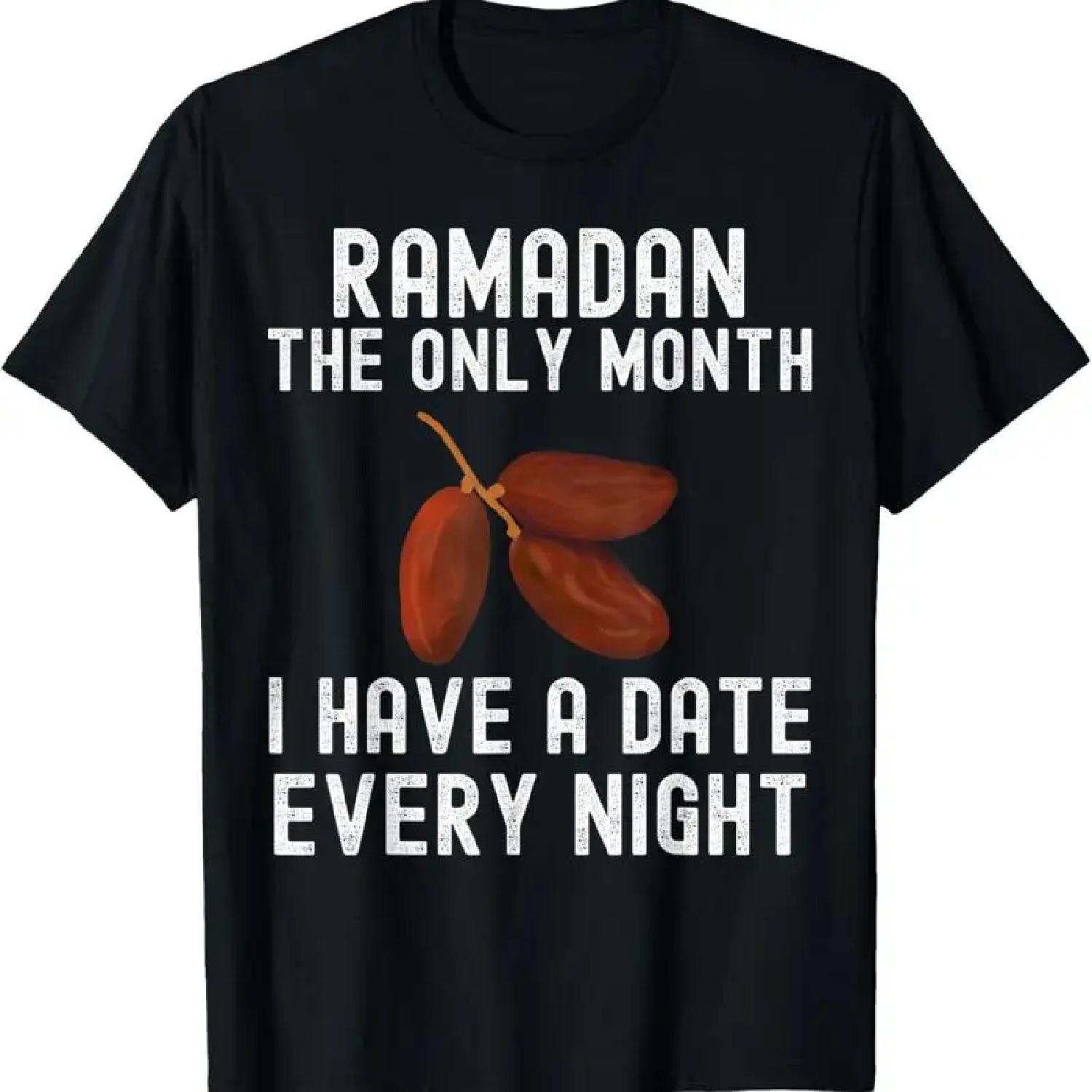 Рамадан Единственный месяц, когда у меня каждый вечер свидание Футболка XXXXXL разноцветный