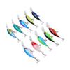 10Pcs Artificial Crankbait 3D Fishing Bait Fishing Accesories for Bass Pikes Freshwater