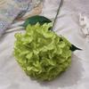 Real Touch Artificial Hydrangea Flower 27.5" Full Fake Hydrangea Flower Lifelike Faux Silk Hydrangeas for DIY Wedding Bouquet Spring Indoor