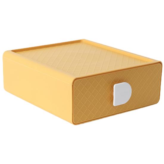 Aufbewahrungsschublade, stapelbar, großes Fassungsvermögen, glatte Oberfläche, dekorativer Schreibtisch-Schubladen-Organizer für Kleinigkeiten