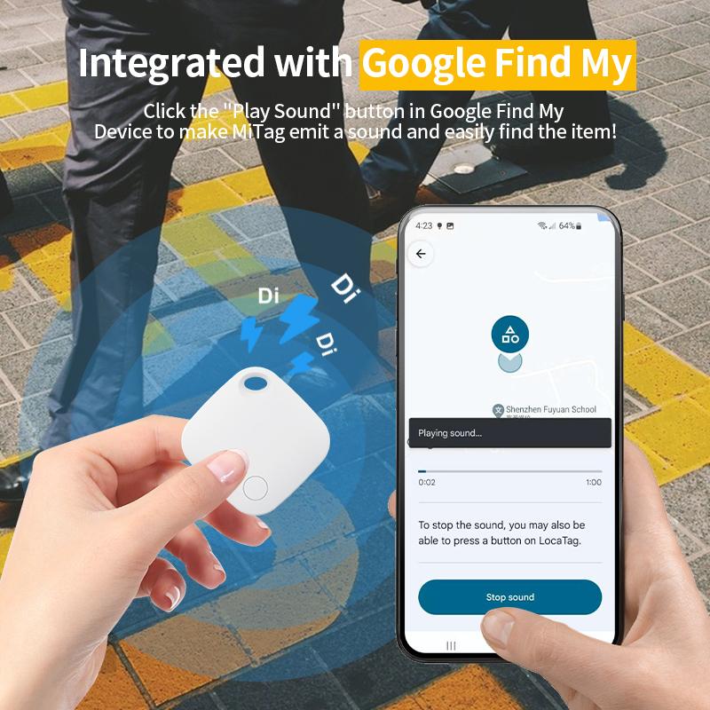 Smart Location Tracker for Android Devices Tag Work With Google Find Hub App Positioning Key Finder for Xiaomi Samsung Motorola