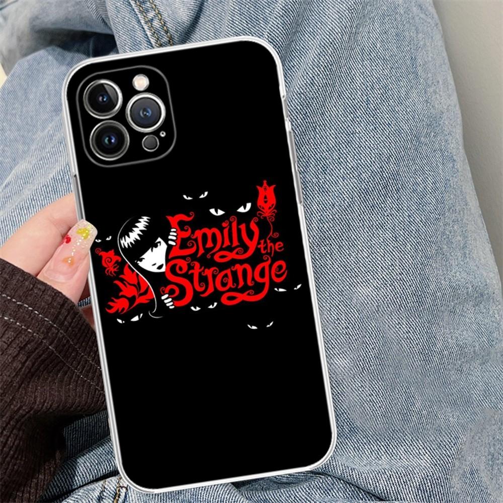 

E-Emily T-The S-Strange Mousepad Silicone Soft For Iphone 16 15 14 13 12 11 Pro Mini XS MAX Plus X Cover iPhone 16