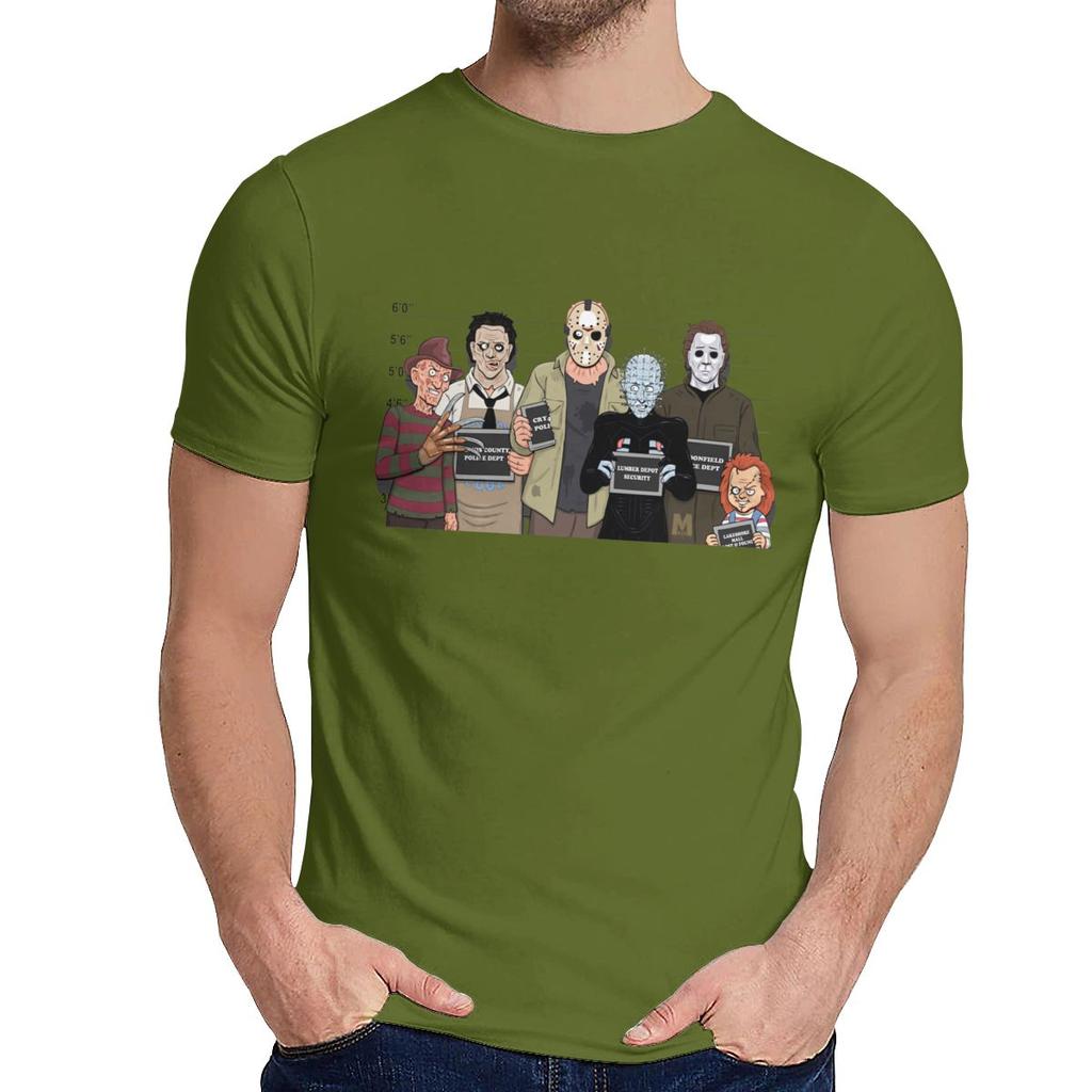 O Neck Stephen King Horror Tee Usual Suspects Serial Killers Horror Movie T Shirt Arrival