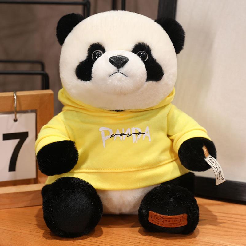 

Adorable Soft Panda Plush Toy For Children With Cozy Pp Cotton Filling Perfect For Sleep жёлтый