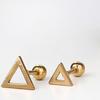 Women's Daily Pierced Triangle Piercing (Single)