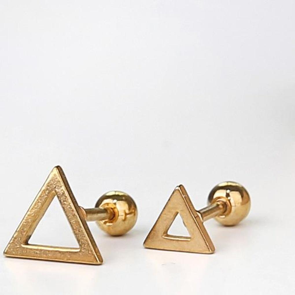 Women's Daily Pierced Triangle Piercing (Single)