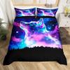 Spider Web Bedding Duvet Cover Set Kids Halloween Theme Spider Print Bedding Set Boys Girls Black White Decor Comforter Cover Microfiber Tri