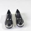 Fashion Spring Autumn New Designer Platform Men's Dress Shoes Fashion Business Formal Bright Face Patent Leather Black Derby Shoes Men