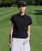 BEANPOLE GOLF [B_Under] Women'S Blouson-Fit Collared Short Sleeve T-Shirt - Black