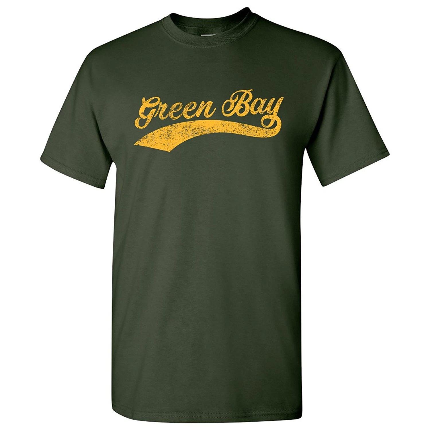 Green Bay City Baseball Script - Home Run Men s T-Shirt S