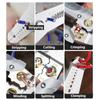 LiTuiLi 7 In 1 Wire Stripper Iron Copper Wire Cutter Cable Cutter Clamper Splitting Wire Crimping Pliers