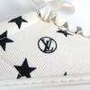 Great LOUIS VUITTON Sneakers timeout line Monogram star Leather White Canvas Used