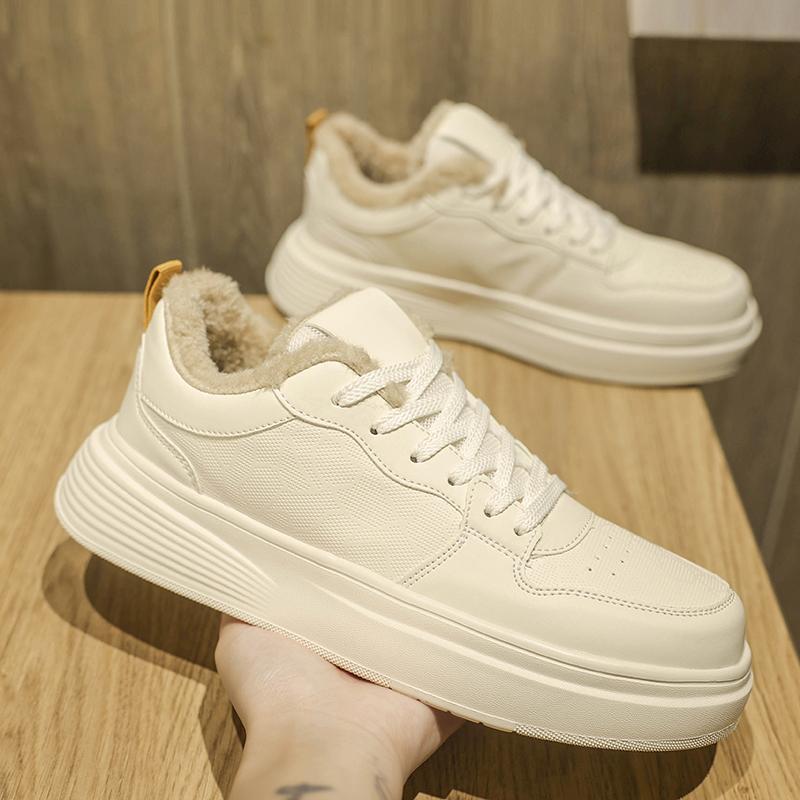 

Новые мужские зимние классические модные низкие кеды для скейтбординга, удобные кроссовки для баскетбола с мягкой подошвой 44 бежевый