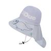 1153 children's hat outdoor UV protection empty top hat men and women cute big eaves shawl sun protection bucket hat