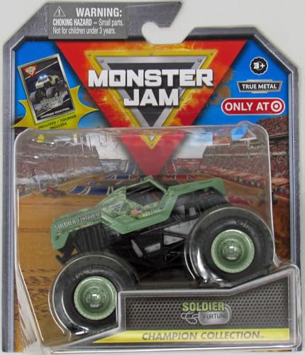 

Коллекция Чемпионата Серии Стадионов Monster Jam Монстр-трак - 1:Масштаб 1/64 с коллекционной карточкой (Солдат удачи)