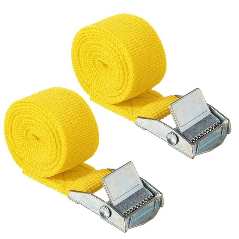 Cinghia di Ancoraggio per Carico di Alta Qualità 1M x 25mm Lega di Zinco e Nylon Confezione da 2