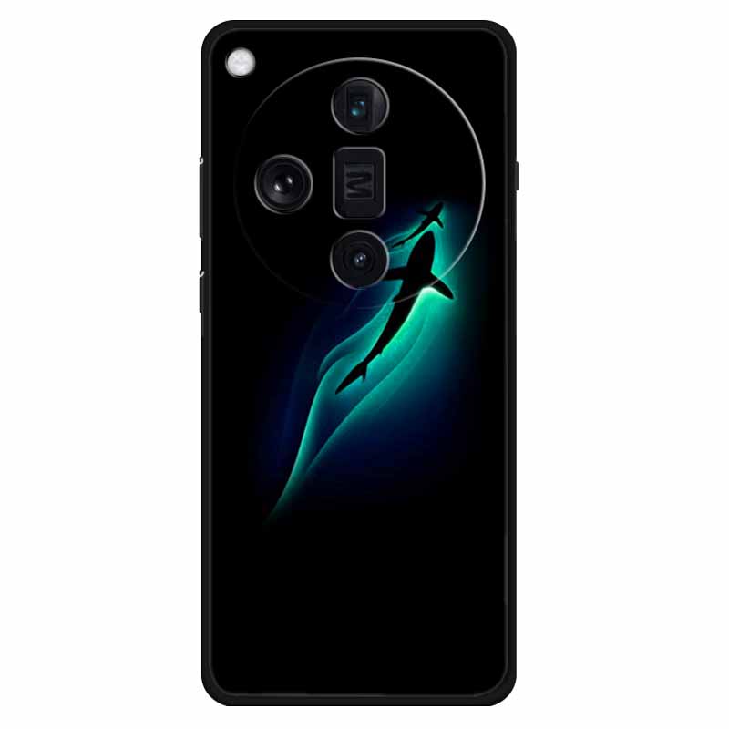 Funda For Oppo Find X7 Ultra Case Find X7 Silicone Space Wolf TPU Soft Phone Cover For OPPO Find X7 Pro/ X7 Ultra Case Cat Coque