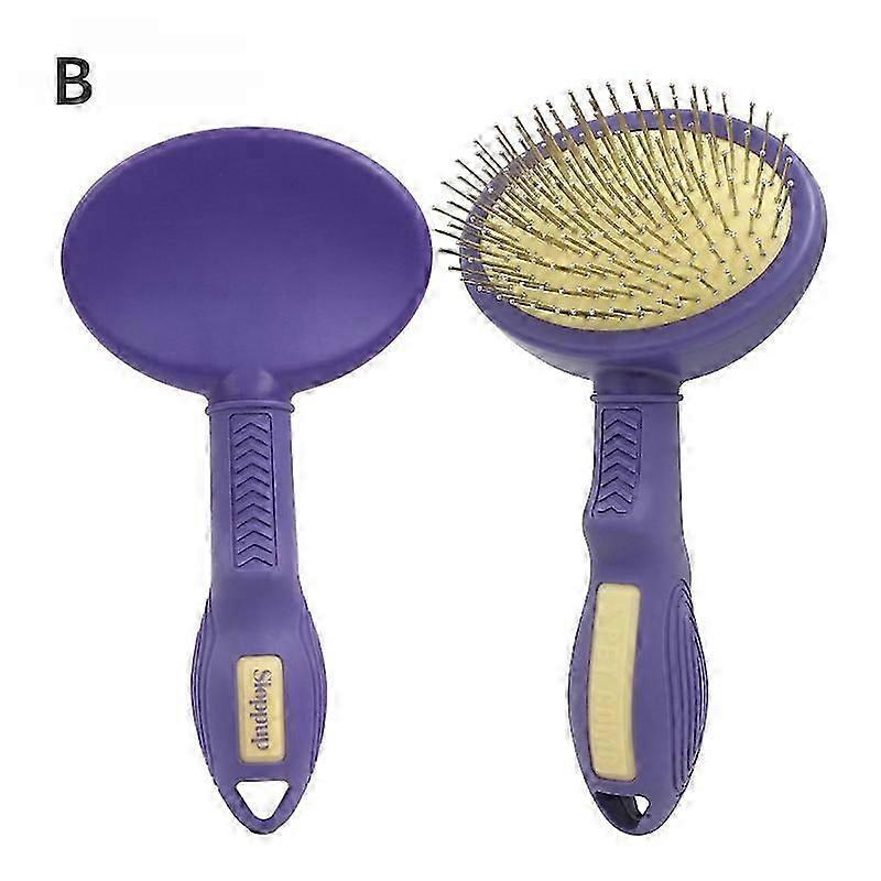 Comb Pet Hair Remover Dog Brush Dog Grooming Dog Slicker Brush Cat Hair Remover for Dog Steel Needle Combs Grooming and Care Cat